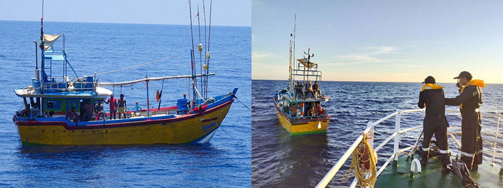 Indian Coast Guard Rushes To Help Sri Lankan Boat